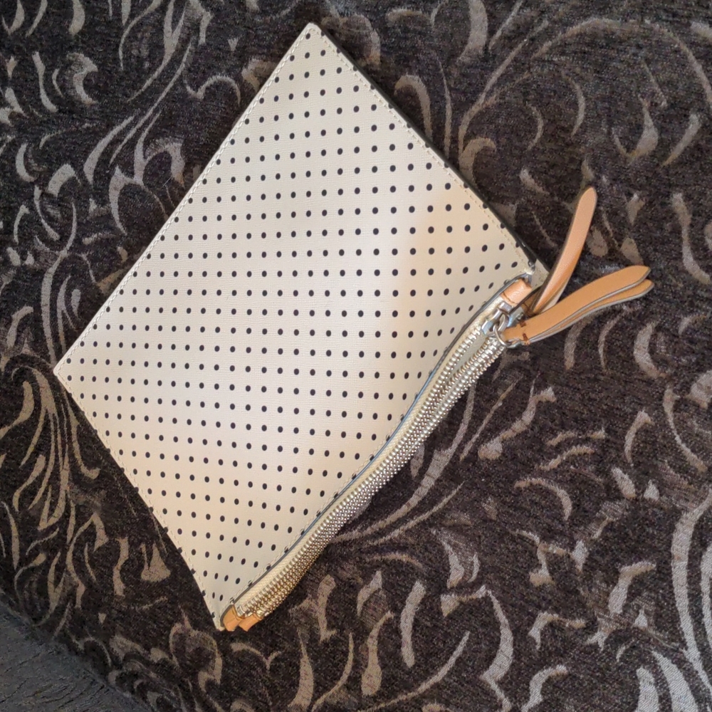 Banana Republic leather clutch